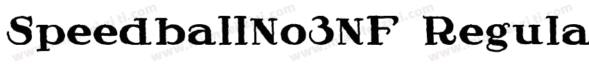 SpeedballNo3NF Regular字体转换